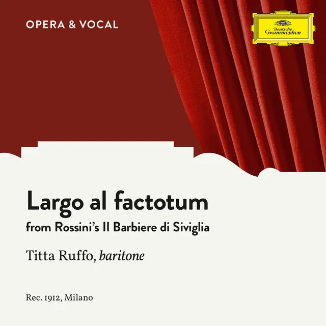 Il barbiere di Siviglia / Act 1: Largo al factotum