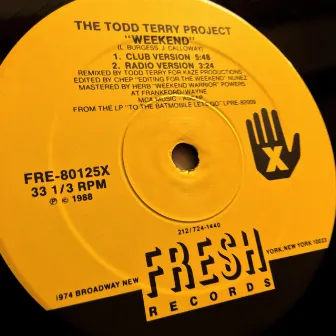 Weekend: 1995 Remixes by The Todd Terry Project