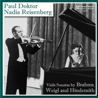 Viola Sonatas by Brahms, Weigl, and Hindemith by Paul Doktor