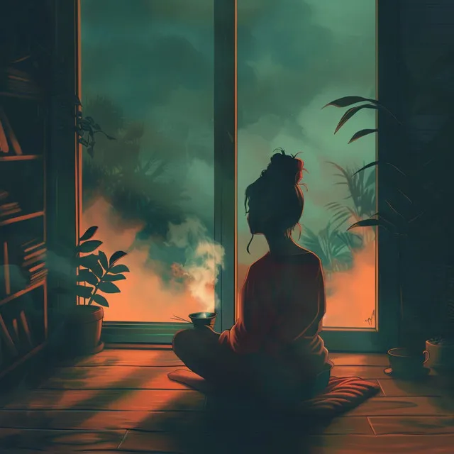 Serene Lofi Tones for Mindful Evening Meditation