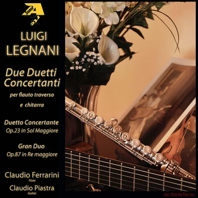 Luigi Legnani: Gran duetto in re maggiore Op.87 per flauto traverso e chitarra: III. Recitativo (Chitarra: Claudio Piastra)