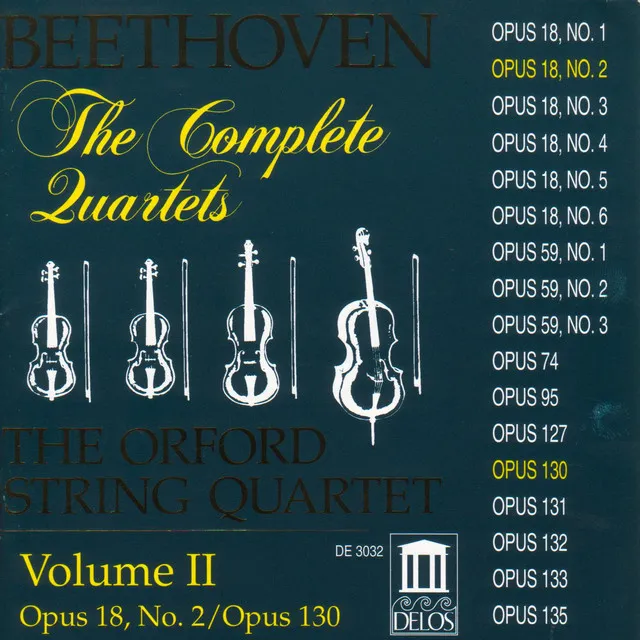 String Quartet No. 13 in B-Flat Major, Op. 130: III. Andante con moto, ma non troppo