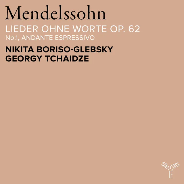 Lieder ohne Worte, Op. 62: No. 1, Andante espressivo (Arr. for Violin and Piano by Fritz Kreisler)