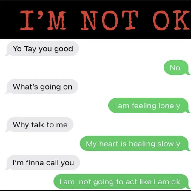 I'M NOT OK!