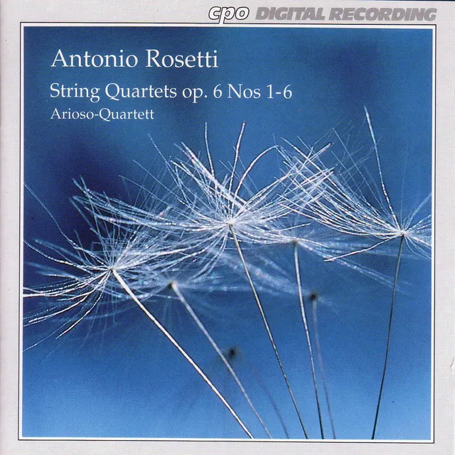 Rosetti: 6 String Quartets, Op. 6