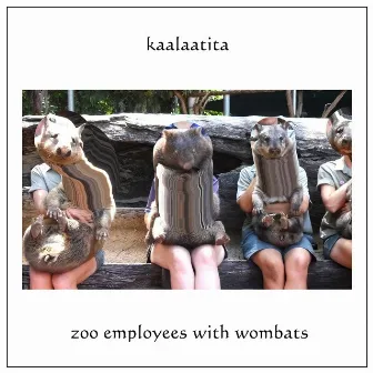 Zoo Employees with Wombats by Kaalaatita