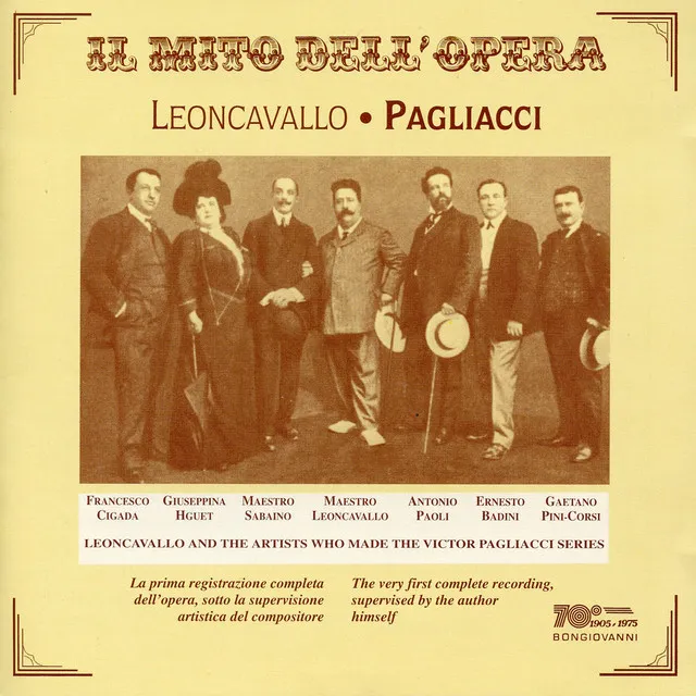 Pagliacci: Act I: Son qua! Son qua! (Canio, Beppe, Chorus)