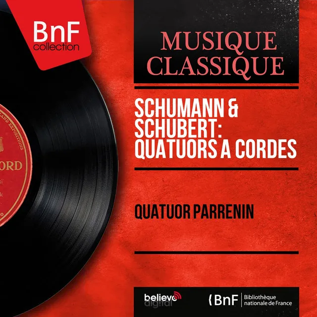 Schumann & Schubert: Quatuors à cordes (Mono Version)