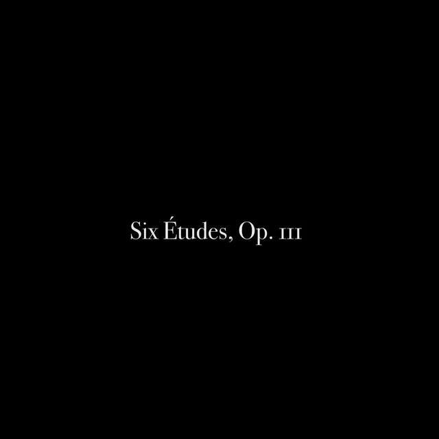 Six Études, Op. 111: III: Prélude et Fugue