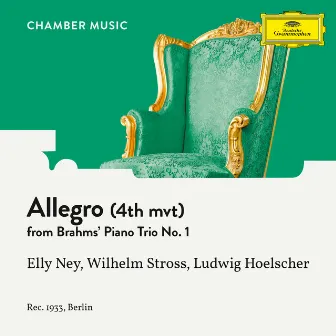 Brahms: Piano Trio No. 1 In B, Op. 8: IV. Allegro by Ludwig Hoelscher