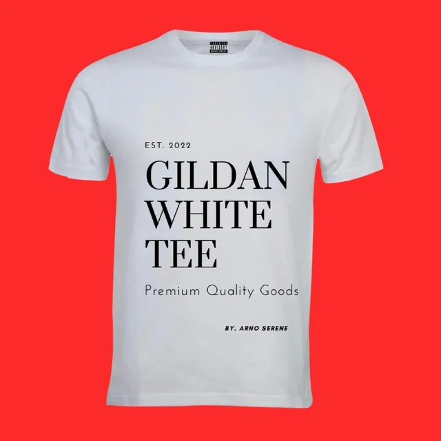 Gildan White Tee