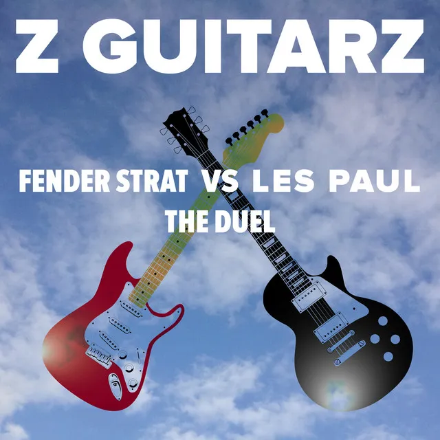 Fender Strat vs Les Paul - The Duel - Extended Backing Track