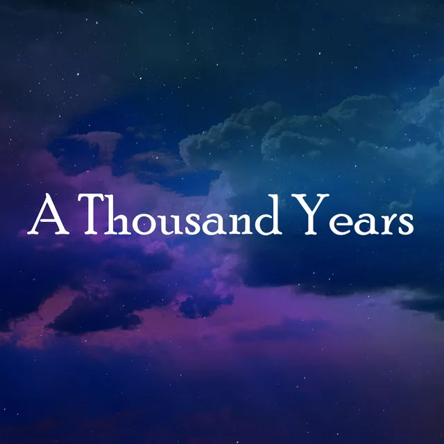 A Thousand Years - Piano Instrumental