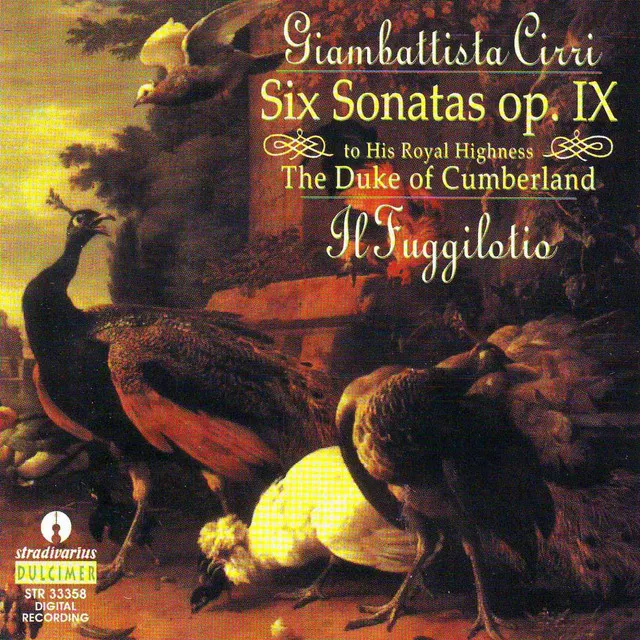 Cirri: 6 Sonatas, Op. 9