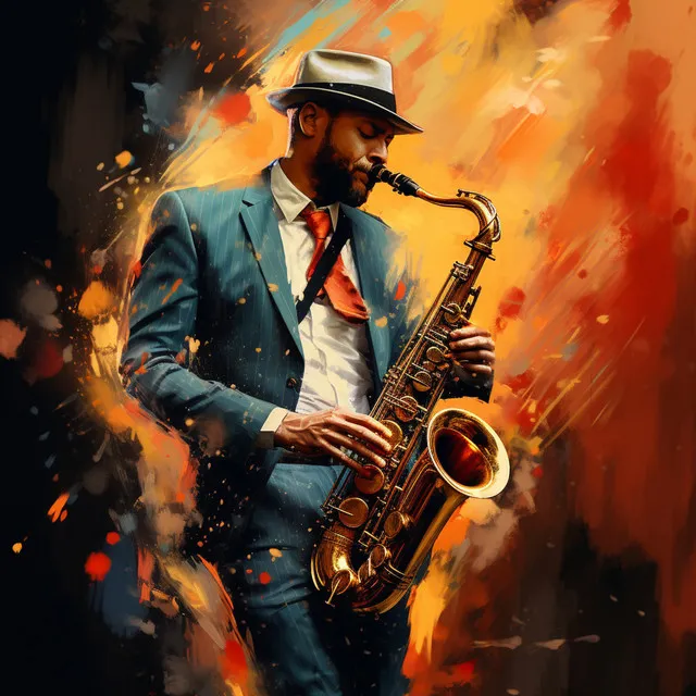 Vibrant Jazz Music Wave