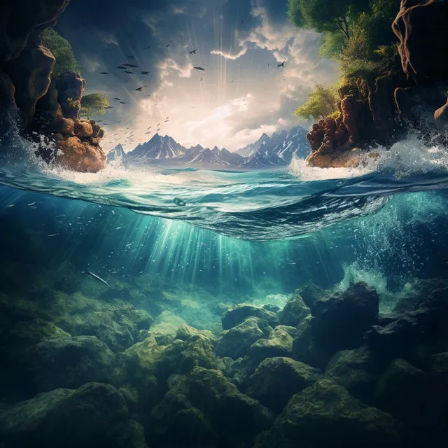 Serene Depths of Ocean