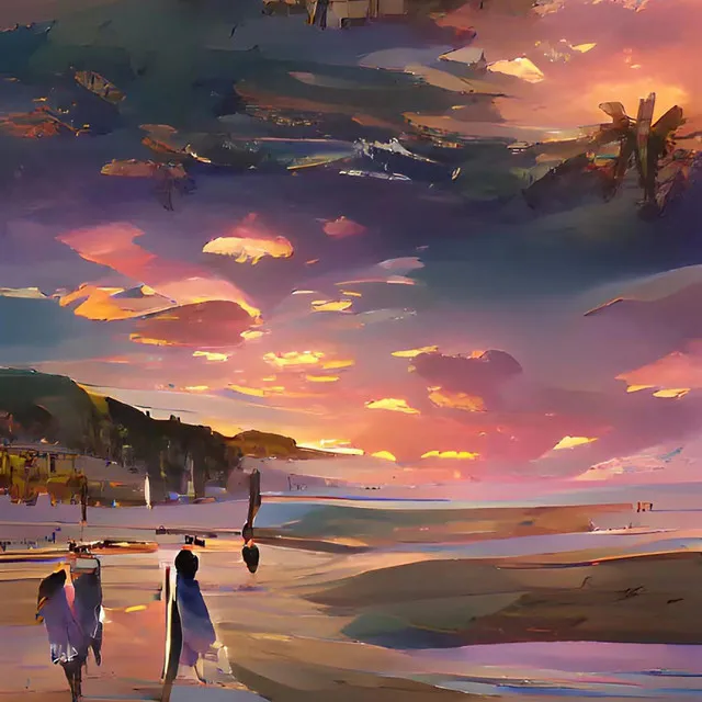 夕陽漫步 Sunset Stroll