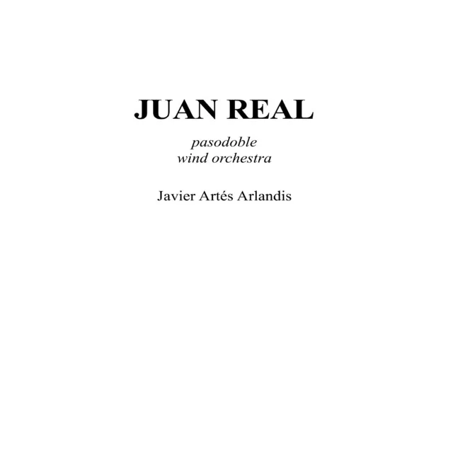 Juan Real (Pasodoble)