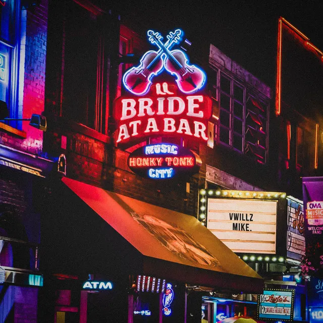 BRIDE AT A BAR