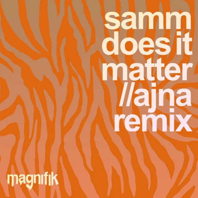 Does It Matter - Ajna (BE) Remix