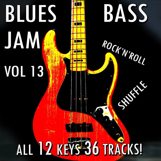 Rock n Roll Blues Jam for Bass in A | uptempo 152 bpm