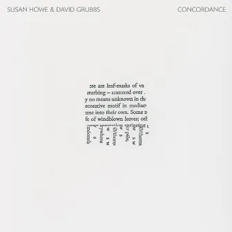 Concordance by Susan Howe