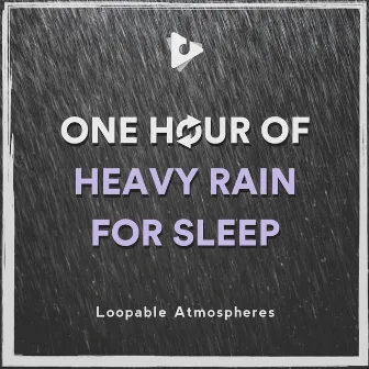 1 Hour Of Heavy Rain For Sleep by Lightning, Thunder and Rain Storm