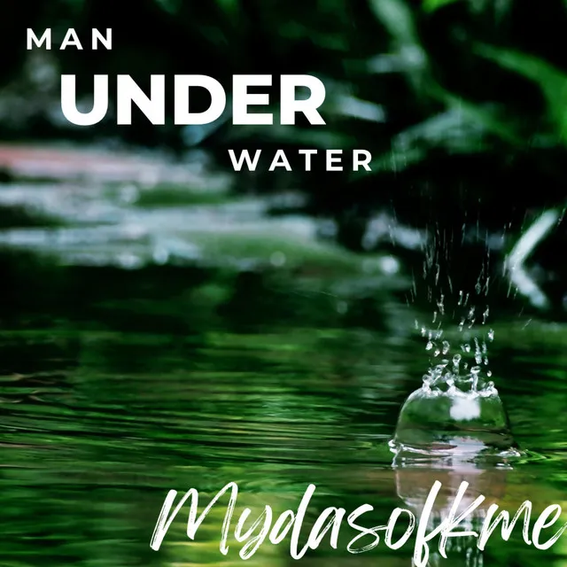 Man under water