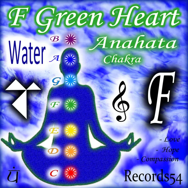 F - Green Water Heart Anahata Chakra ( Love, Hope & Compassion)