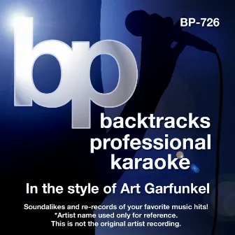 Karaoke - In the Style of Art Garfunkel (Karaoke Version) by Backtrack Professional Karaoke Band