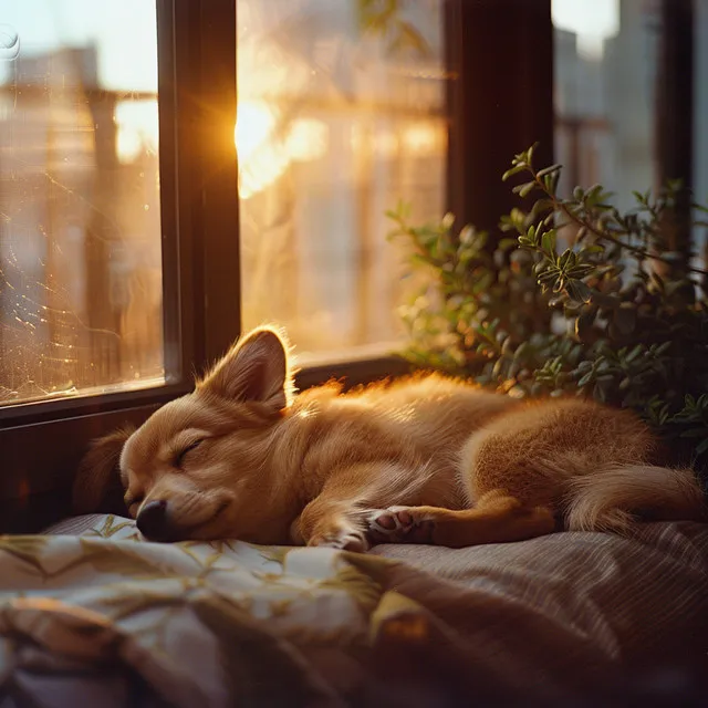 Armonía De La Hora De La Siesta Del Cachorro