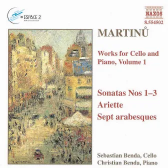 Martinu: Works for Cello and Piano, Vol. 1 by Sebastian Benda