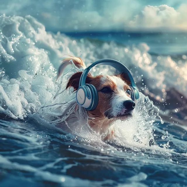 Dogs Oceanic Peaceful Waves