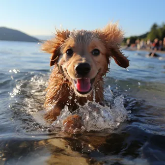 Música Oceánica Y Huellas: Serenidad Para Amantes De Perros by 