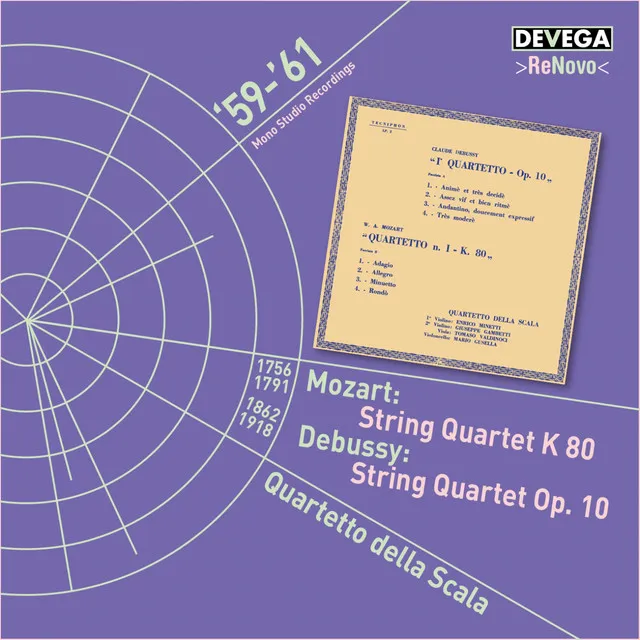 Mozart & Debussy: String Quartets