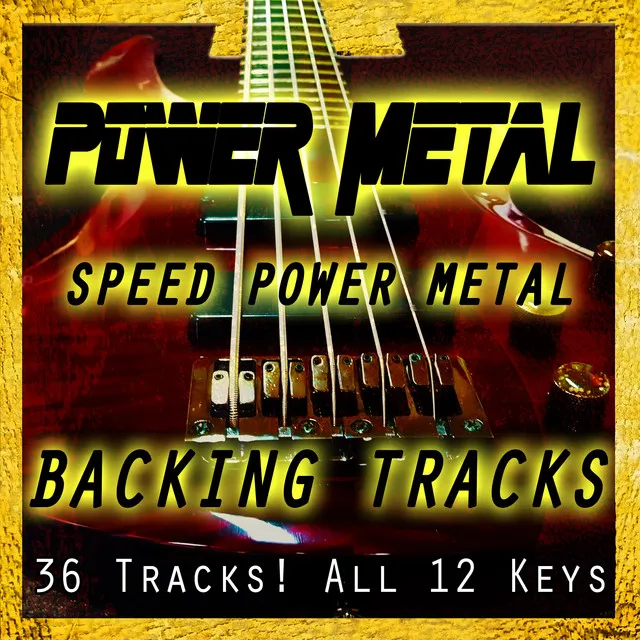 No Bass Power Speed Metal Play Along Tracks | all 12 keys