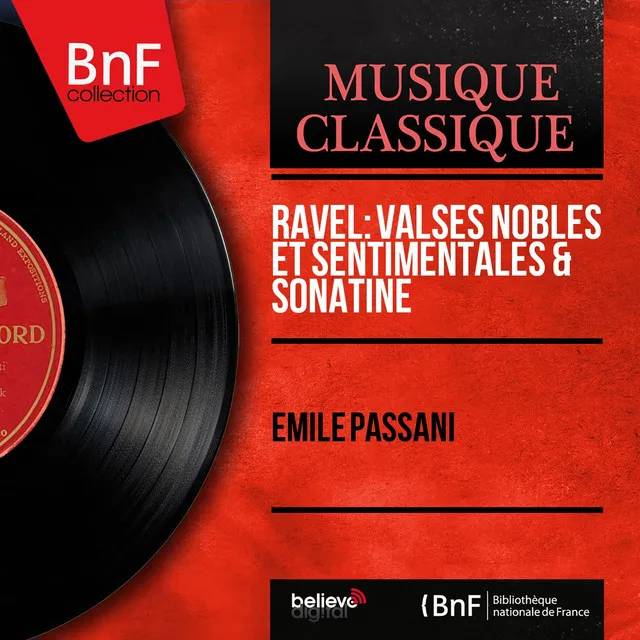 Valses nobles et sentimentales, M. 61: No. 7, Moins vif - Piano Version