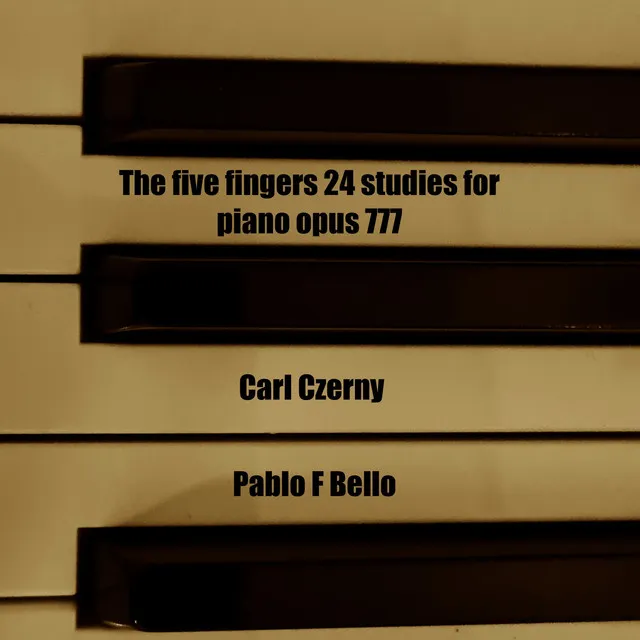 The Five Fingers: 24 Studies for Piano, Opus. 777: Study 24. Lento Moderato