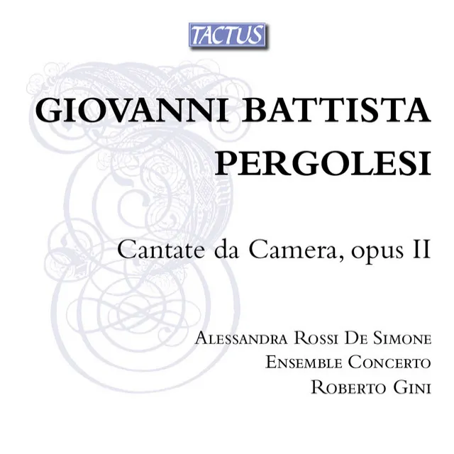 Pergolesi: Cantate da camera, Op. 2