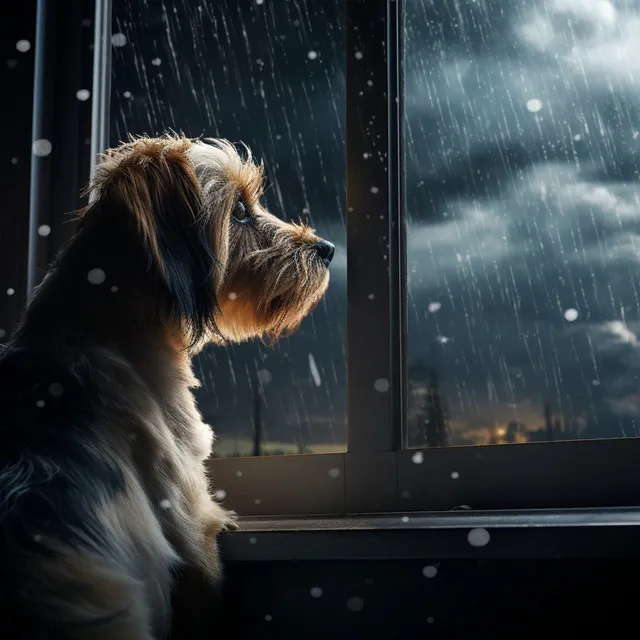 Ambiente Melódico De Lluvia Para Perros