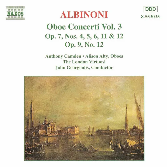 Albinoni: Oboe Concertos, Vol. 3