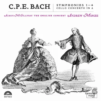 C.P.E.Bach: Symphonies 1-4, Cello Concerto in A by The English Concert