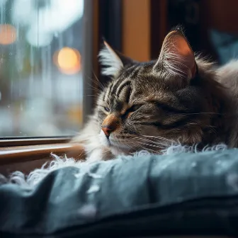 Paisaje Sonoro Binaural Calmante Para Gatos: Lluvia Tranquila Para Felinos Estresados by Guru de música tranquila