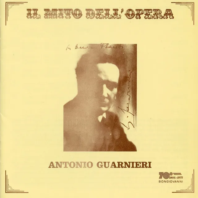 Il mito dell'Opera: Antonio Guarnieri (Recorded 1927-1928)