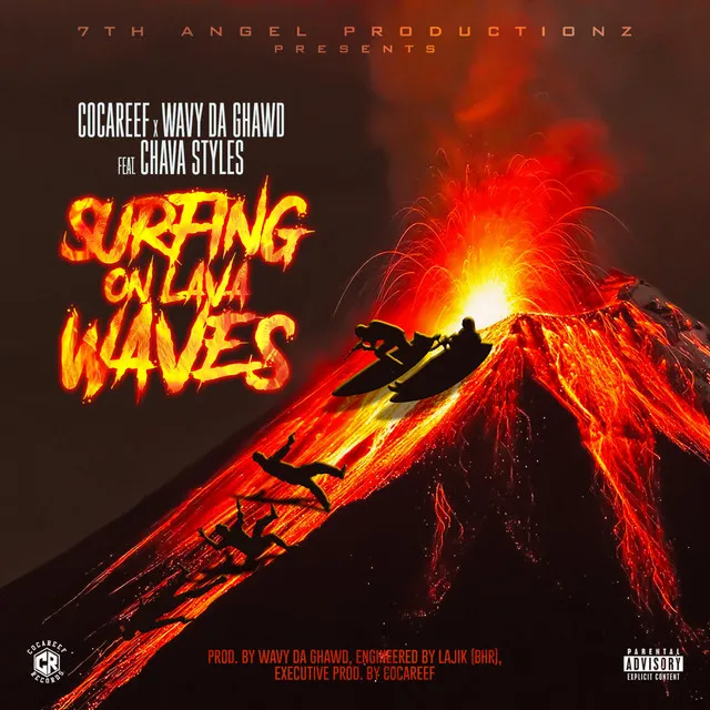 Surfing on Lava Waves