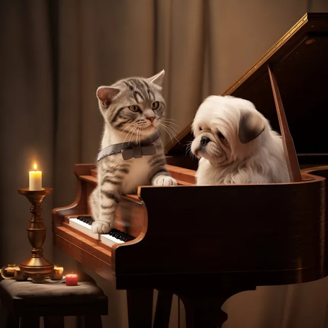 Playful Companions: Pets Piano Harmony