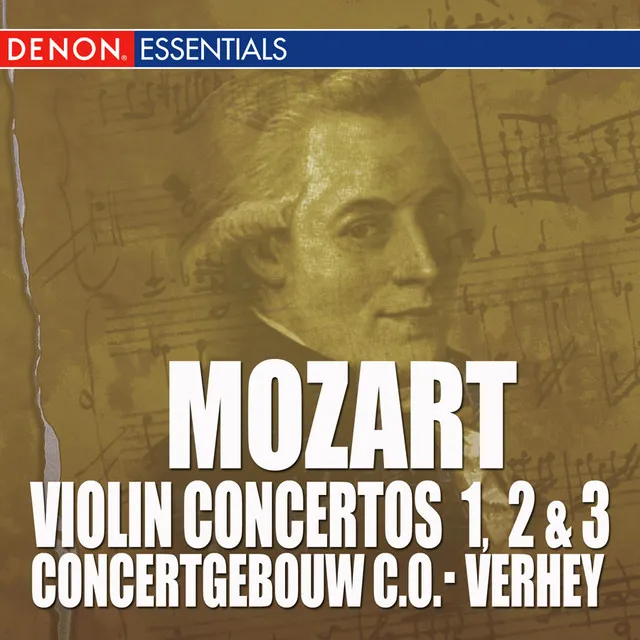 Concerto for Violin and Orchestra No. 3 in G Major, KV 216: II. Allegro