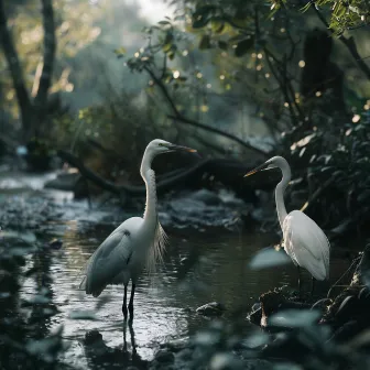 Calming Binaural Birds Creek and Nature for Relaxation by Europa Falls