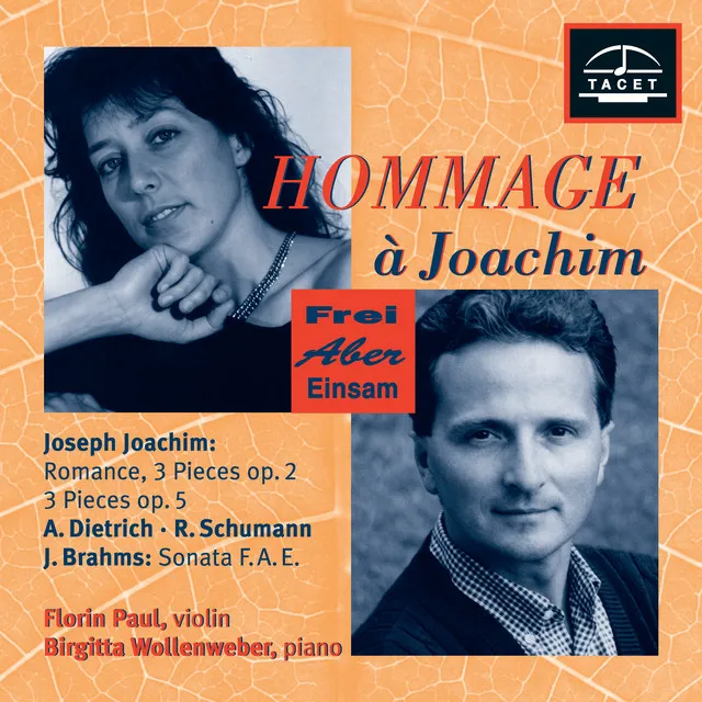 Frei aber einsam, Vol. 4: Hommage à Joachim