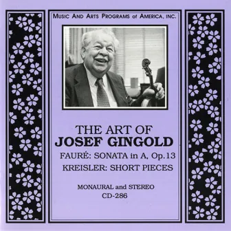 The Art of Josef Gingold by Josef Gingold